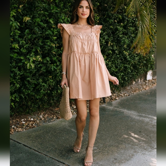 Vici Francina Flutter Sleeve Mini Dress - Picture 3 of 5